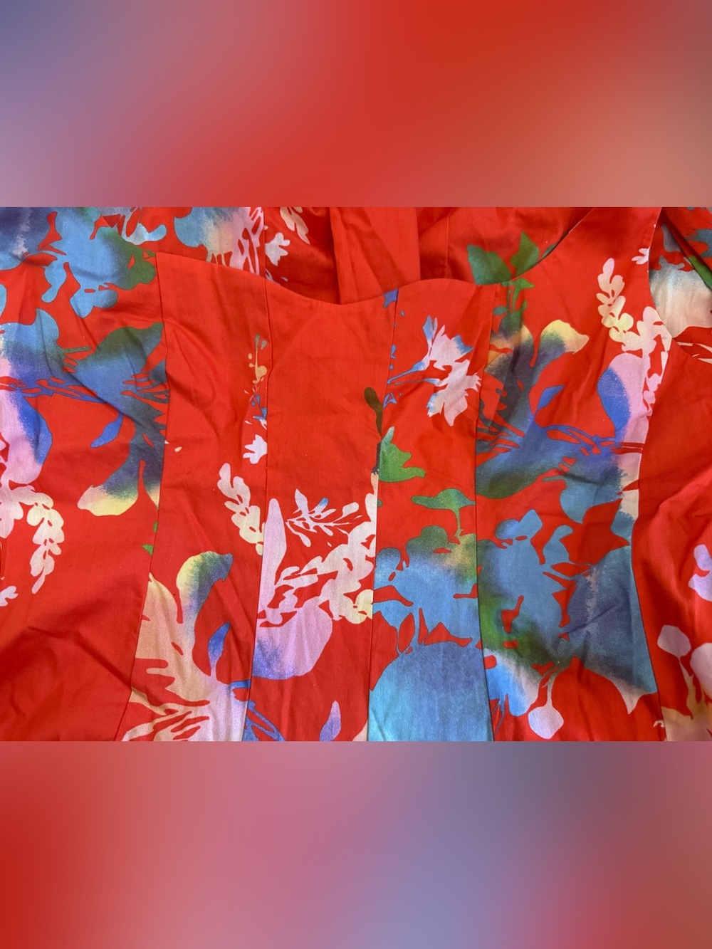 NWT Size 2X - Anthropologie Cotton Sweetheart floral Midi Dress (US$ 168) - Picture 8 of 14